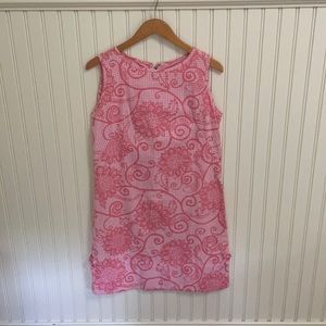 Vintage Lilly Pulitzer Pink Gingham Dress. Size S.